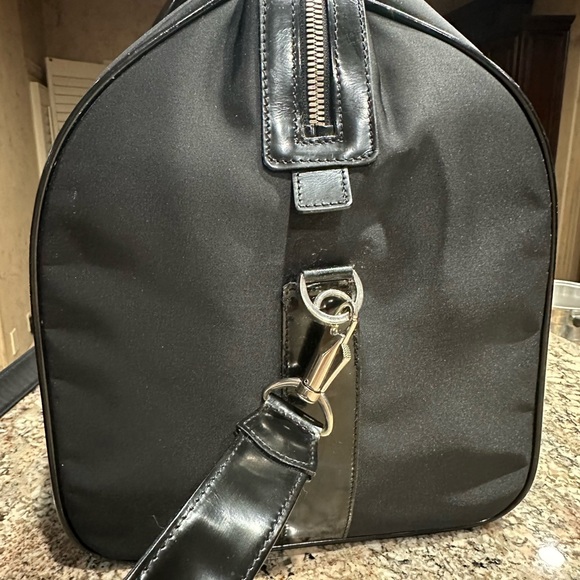 Gianni Versace Nylon and Patent Extra Large Duffle W/Lock & Key - Picture 8 of 15